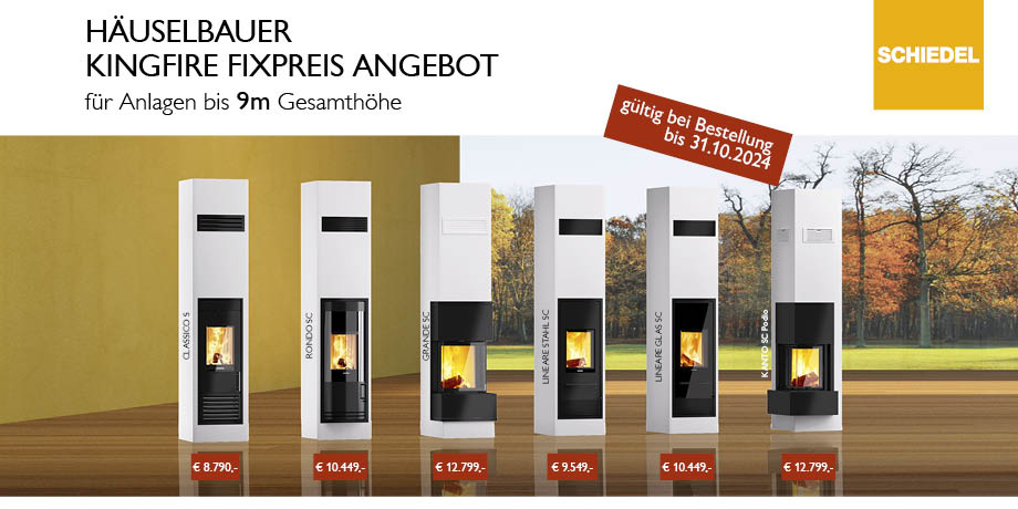 Häuselbauer KINGFIRE FIXPREIS ANGEBOT